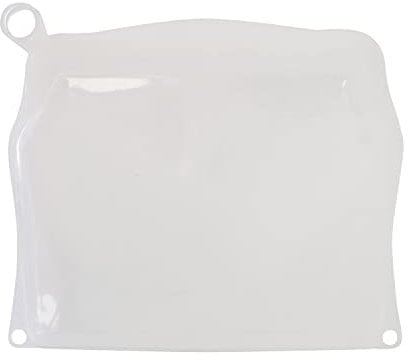 pandoo Bolsas de Silicona Reutilizables, Bolsas de congelación de Alimentos, Bolsas de Verduras y Almacenamiento sostenibles, Bolsa para higiene, 1000 ml