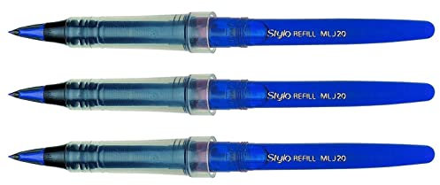 PENTEL Tradio MJL20 Filzminen, Blau, 3 Stück
