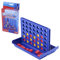 Travel Sized Classic 4 in a Row Game, 42 Counters, Mini Size Board Game for Kids, Match Four in a Line