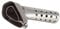 Motorrad-Endschalldämpfer Motorrad Auspuff Escape DB Killer Einstellbare Schalldämpfer Reduzieren Lärm Sound Eliminator Für Akrapovic, 57mm * 40mm Auspuffrohr