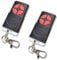 2 x Handsender Sommer 868 MHz kompatibel Funk Fernbedienung ersetzt 4020 tx03-868-4 4026 mit 868,8 MHz