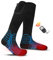 Dr.warm Heated Socks Rechargeable, Heating Socks Electric for Men Women, Battery Foot Warmer for Winter Ski Camping Hunting Motorcycle, Heated up to 3.5~8H (Blue,M)