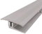 ufitec Profilsystem für Parkett- und Laminatböden - für Belagshöhen von 7-16 mm - viele Farben lieferbar (Flex Übergang 90 cm Lang | 35 mm breit, Silber)
