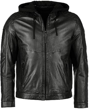 MUSTANG Herren Lederjacke 31022245 Black M