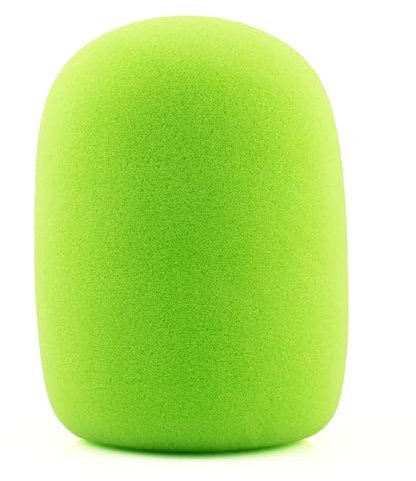 LEFXMOPHY Nt1 Pop Filter for Rode Podmic Procaster Podcaster NT1-A NT2-A NT-USB K2 NT1000 NT2000 Windscreen Replacement Foam Cover Pod Mic WS2 Green Microphone Wind Screen Muffler