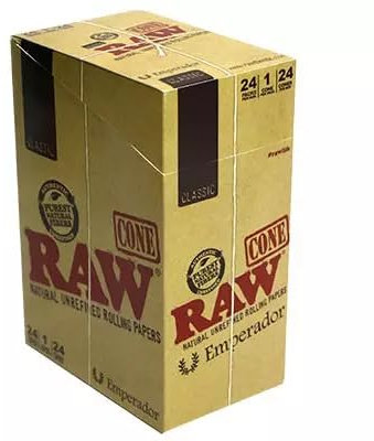 Caja - RAW Cono Emperador - 24 unidades
