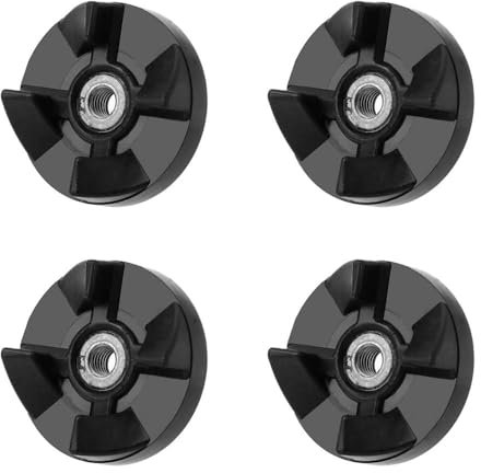 4 PCS Blade Gears Top Base Gear Plastic Gear Rubber Blade GearsBlade Gears Replacement Spare Parts Blender Coupler for Magic Blender 250W Juicer Accessories Part 1.18in Diameter
