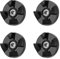4 PCS Blade Gears Top Base Gear Plastic Gear Rubber Blade GearsBlade Gears Replacement Spare Parts Blender Coupler for Magic Blender 250W Juicer Accessories Part 1.18in Diameter