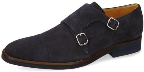 Melvin & Hamilton Axel 1, Mocasín Monkstrap Hombre, Turquesa, 45 EU