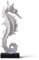 HAUCOZE Seepferdchen Figuren Arts Modern Dekor Skulptur Ozean Geschenk Tische Statue Polyresin 34cm