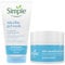 Simple Water Boost Micellar 100% Soap-Free Face Cleanser 150 ml & Simple Water Boost Skin Quench Gel Face Cream for dry skin 50 ml