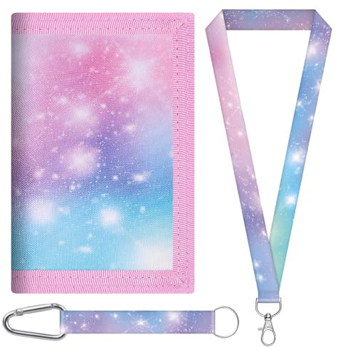 Liwein Brustbeutel Kinder,Kinder Geldbörse mit Schlüsselband,Brustbeutel Mädchen Jungen,Portmonee Geldbeutel für Jungen und Mädchen