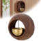 Feylona-Türklingel, Hölzerne Türklingel In Vogelform, Feylona-Aura-Türklingel, Magnetische Türklingel Aus Holz, Eingangstürklingel, Willkommen, Süße Dekorative Türklingel Für Zuhause (runden)