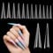 Gjinxi 504pcs Stiletto-Nagelspitzen AcrylnäGel Xl Lang Transparent KüNstliche Nagelspitzen Halbe Abdeckung Gerade Konisch Weich Spurlos Keine C-Kurve Professionelle Extra Lange FingernäGel (10 Größen)