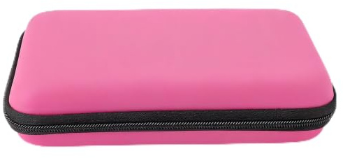 Game-Konsolen-Tragetasche, Hartschalen-Reiseetui mit 8 Spielsteckplätzen, Schutztasche für New 3DS XL 2DS XL, tragbarer Transportbeutel für Konsole