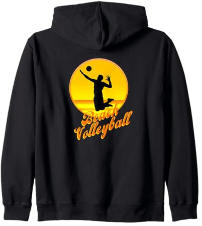 Beachvolleyball Fan Volleyball Outfit Kapuzenjacke