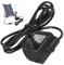 Solar Water Pump DC 5.5V-12V 3W Mini Solar Fountain Pump for Garden Pond Birdbath Aquarium, 300L/H Quiet Submersible Water Feature with 4.9ft Spray, No Panel
