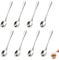 8 Stück Espressolöffel,Kleine Löffel,Teelöffel,Espressolöffel Mini 7.5cm,Edelstahl Löffel für Gewürzgläser,Gewürzlöffel,Esslöffel Spoon Set,Dessertlöffel,Latte Macchiato Löffel,Spülmaschinenfest