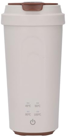 Tbest Elektrokocher Edelstahl Tragbar 500 Ml 300W Reise Mini Heißes Wasser Isoliertes Flasche für Babynahrung Milk Tee Kaffee