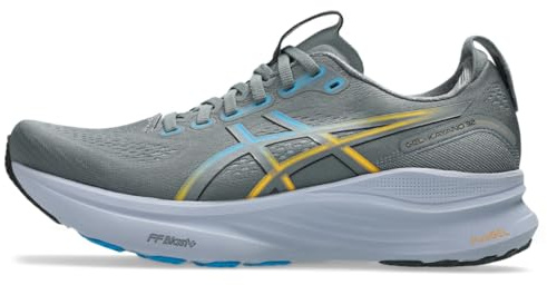 ASICS Herren Gel-Kayano 32 Laufschuhe, Stahlgrau/Ägäisblau, 47 EU