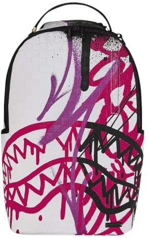SPRAYGROUND Uomo Zaino Graff Mayhem RMX, White/Multi, One Size