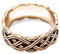Battle-Merchant Nordmannen Ring aus Bronze Wikingerring mit Knotenmuster LARP Wikinger Mittelalter Verschiedene Größen (20/62)