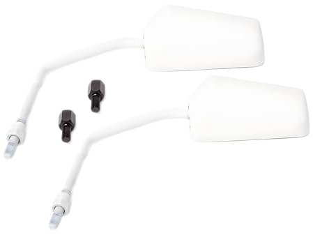 2x Spiegel Maxtuned F1 - Optik - M8 Universal - weiß