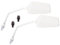 2x Spiegel Maxtuned F1 - Optik - M8 Universal - weiß
