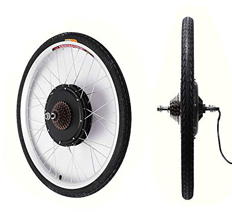 OBLLER 26 Elektro-Fahrrad Kit Ebike Elektrofahrrad Umbausatz LCD Hinterrad(36V,800W)