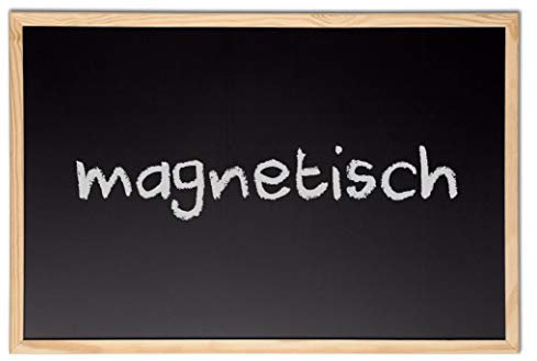Kreidetafel 40 x 60 cm magnetisch mit Holzrahmen