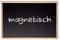 Kreidetafel 40 x 60 cm magnetisch mit Holzrahmen