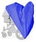 softgarage buggy softcush blau Abdeckung für Kinderwagen Gesslein F4 Air+ Regenschutz Regenverdeck