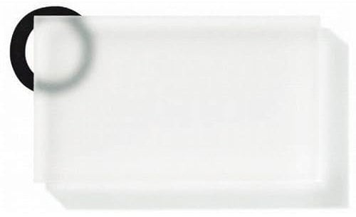 PLEXIGLAS® Satinice DC farblos, beidseitig satiniert, vielfältig nutzbare Acrylglasplatte für Lichtobjekte und Beleuchtungszwecke, 6,0 x 120 x 250 mm
