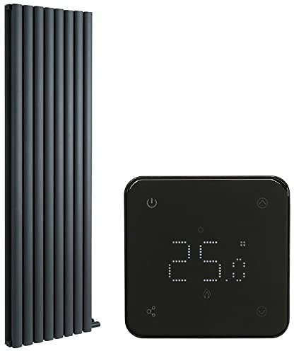 MILANO 2300W Anthracite Double Panel Dry Heat Electric Radiator 1784x472mm