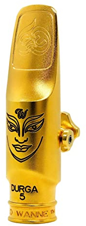 Theo Wanne Durga 5 Alto Saxophone Mouthpiece - Long Step Baffle & Large Chamber - Sensual Tone - Great for Jazz, R&B, and Rock & Roll - Includes Reed Replacer Cap