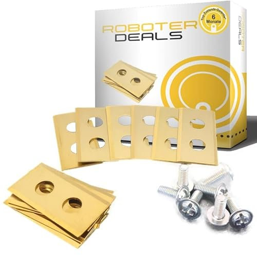 Roboter Deals Ersatz-Messer, Rasierklingen (12 Stück) kompatibel mit Worx Landroid Vision Rasenmähroboter