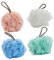 FOMIYES 4 Esponjas Reutilizables para Ducha Y Baño Red de Malla Estropajos para El Baño Estropajos Corporales Cordón Y Verde