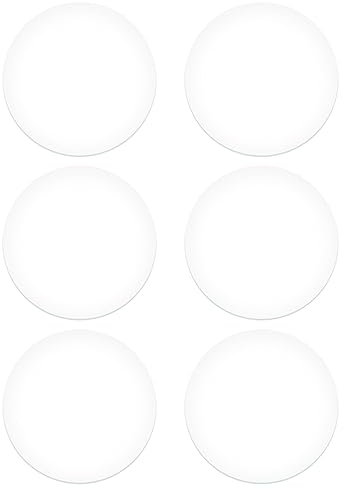 Mikikit 6stücke Glasuhrlinse Flache Armbanduhrglaslinse Uhrmacher Glasersatzlinse Glaslinse Für Uhren Ersatzteile Für Uhren Uhrglaslinse