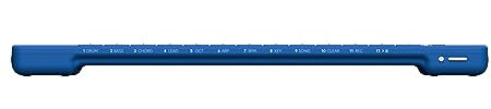 Artiphon Chorda Blue Synthesizer Sampler MPE-MIDI Controller Electronic Keyboard Instrument 490g Rechargeable Battery Includes USB-C to USB-A Cable and Quick Start Guide