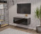 HAJDUK FURNITURE 90 cm Schwarz-Hochglanz TV Lowboard TV Board Hängend Hängeschrank Wohnwand TV Möbel Fernsehschrank Fernsehtisch Sideboard HiFi 90x35x40 cm Holzwerkstoff