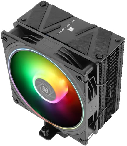 Thermalright Assassin Spirit 120 EVO CPU-Luftkühler, AS120 EVO, 2000 U/min Geschwindigkeit, 4 Heizrohre, 120 mm PWM leiser Lüfter CPU-Kühler mit S-FDB-Lager, für AMD AM4 AM5/Intel 1700/1150/1151/1200,