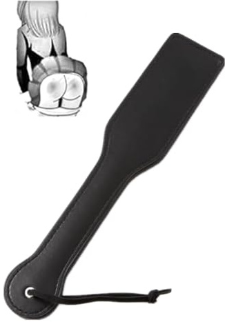 Dstymkler Fouet sexy noir, pâte de peau, Compliance de rythme, Paddle, entraînement de jeu de rôle