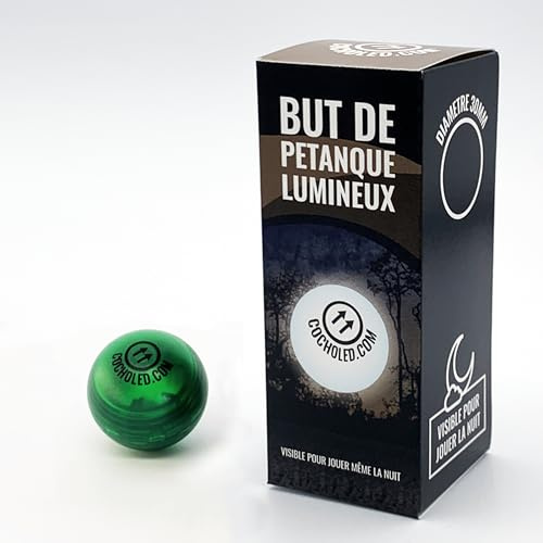 COCHOLED - Cochonnet Lumineux pétanque - 1pc - Vert