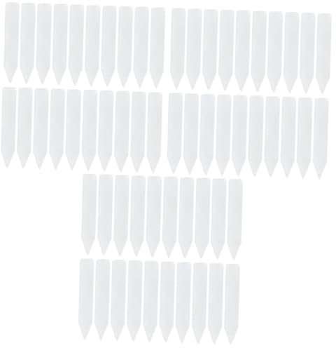 Unomor 600 Stk Pflanzenetikett Blumentöpfe Zimmerpflanzen Drinnen Leben Pflanzennamensschilder Gartentöpfe Garten-tags Pflanzen-tags Gartenmarker Stift Sukkulenten Anlage Weiß Kräuter Pp