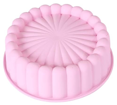 ulafbwur Kuchenform, rund, Sonnenblume, antihaftbeschichtet, lebensmittelecht, hohe Temperaturbeständigkeit, DIY-Silikon, leicht zu entformen, Backwerkzeug, Backform, Kuchenform