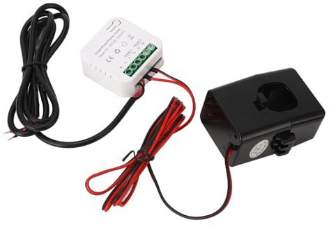 Smart Energy Meter, Smart Energy Meter Power Monitor with 200A Current Transformer, AC 90‑250V 2 Way Bilateral Real Time APP Monitor, Meter Sockets