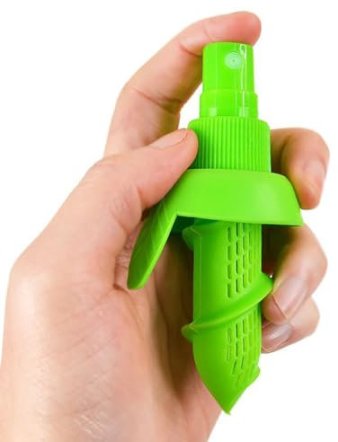 Pulverizador de limón de frutas, pulverizador manual de jugo de fruta, juego de mini exprimidor de jugo de limón manual, pulverizador de jugo de frutas para la cocina del hogar