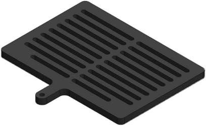 Kaminrost - Passend für Haas+Sohn Kaminöfen inkl. Modellübersicht - Ascherost Kamin aus massivem Stahl - feuerfest & hitzebeständig - Kaminrost Feuerrost Kaminofen Rost [325x230x15 mm]