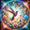 Diamond Painting Erwachsene Kolibri-Diamant Painting Bilder Erwachsene Kolibri,5D Diamond Painting Bilder Tiere Für Haus Dekoration(30x30cm)