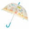 SIDCO Kinderschirm Regenschirm transparent Kinder Meerestiere Schirm lustig klein bunt